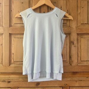 Athleta Girl XL‎ / 14 Carolina Blue Double Layered Tank Top Doubles Tank